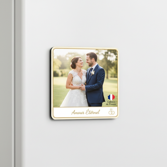 Magnet mariage sur réfrigérateur